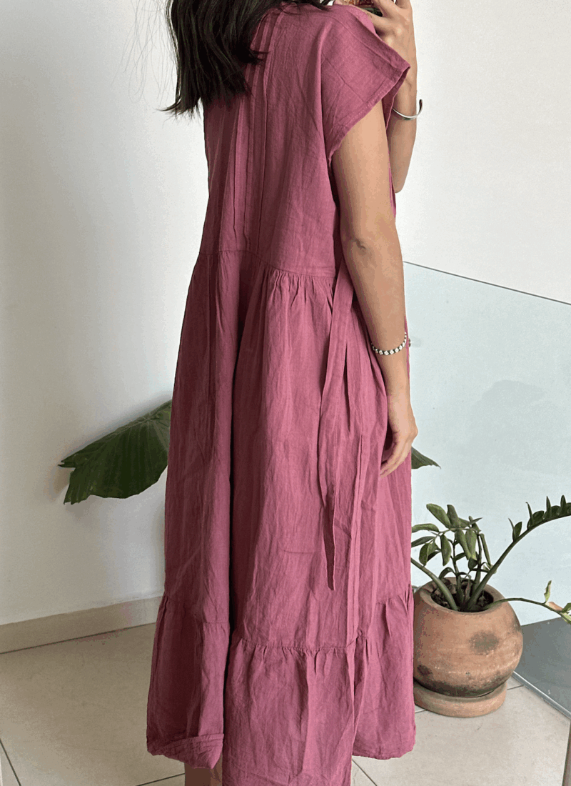 Vestido Orquidea Rosa - Imagen 3
